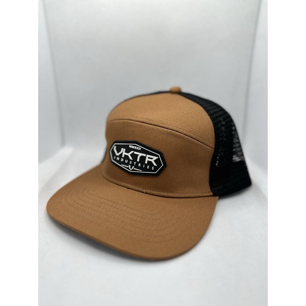 VKTR Industries Firearms Brown/Black SnapBack Hat Brand New